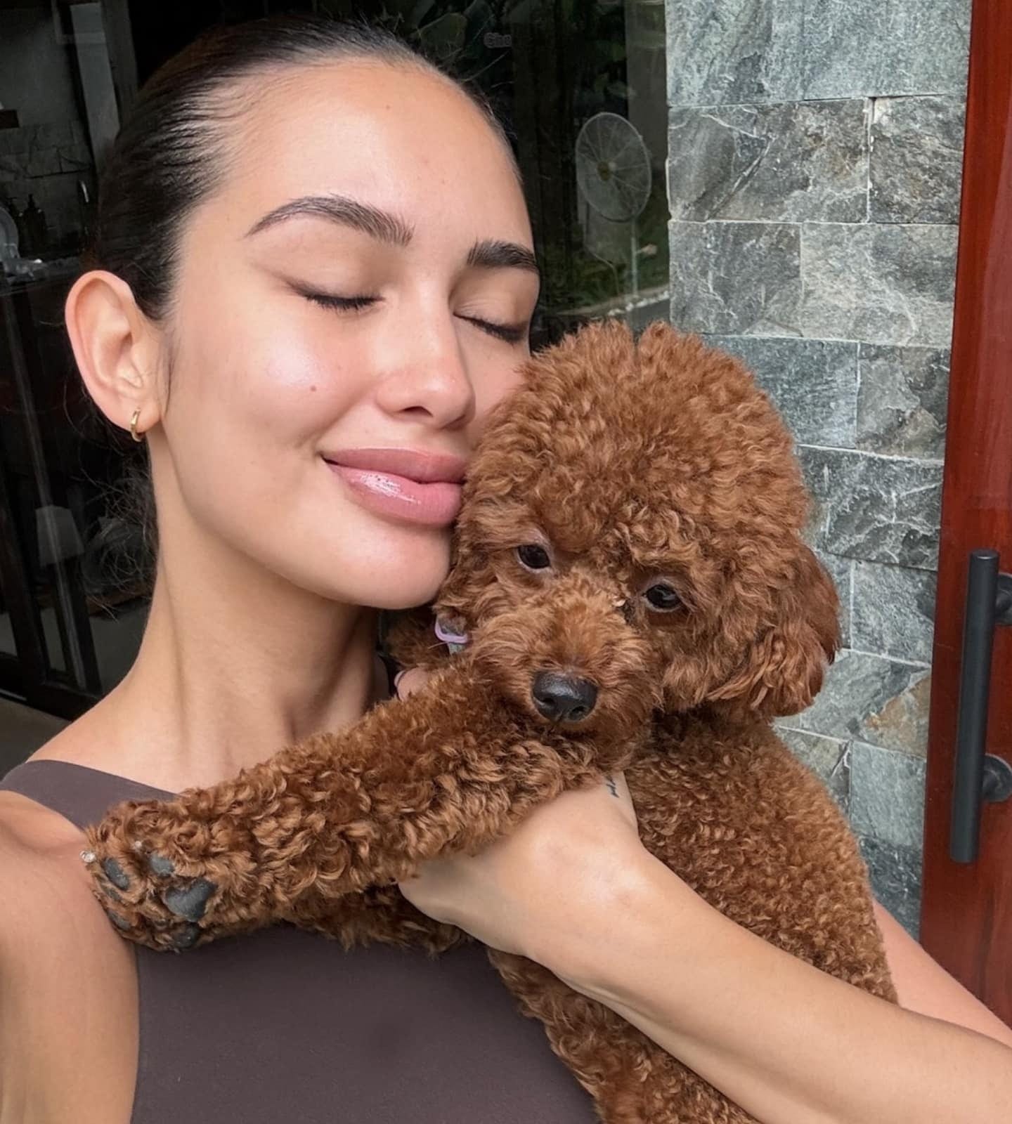 Celeste Unfiltered and dog